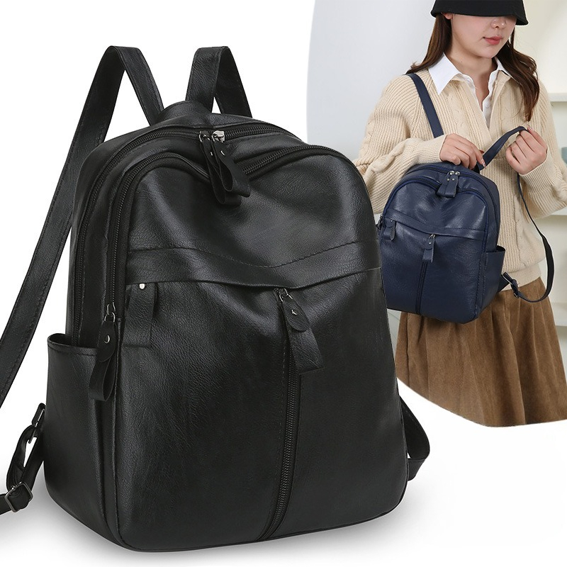 Leather Work Rucksack - حقيبة ظهر من الجلد الناعم ذات