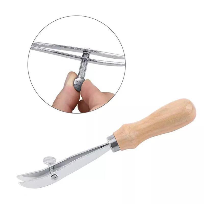 Groover Stitching Tool - أداة تشكيل حواف الجلد القابلة للتعديل،