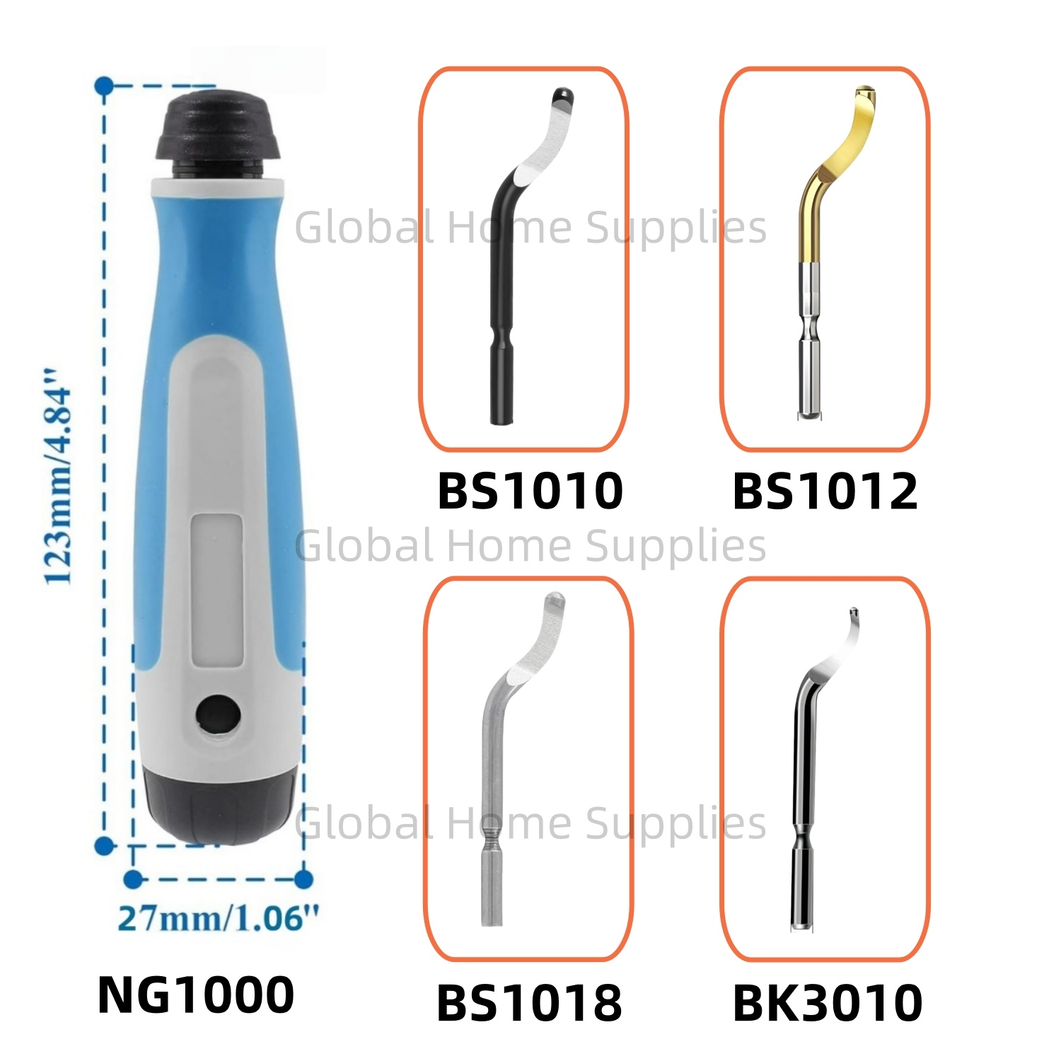 Swivel Knife Tool - مجموعة أدوات إزالة الأزيز اليدوية مع
