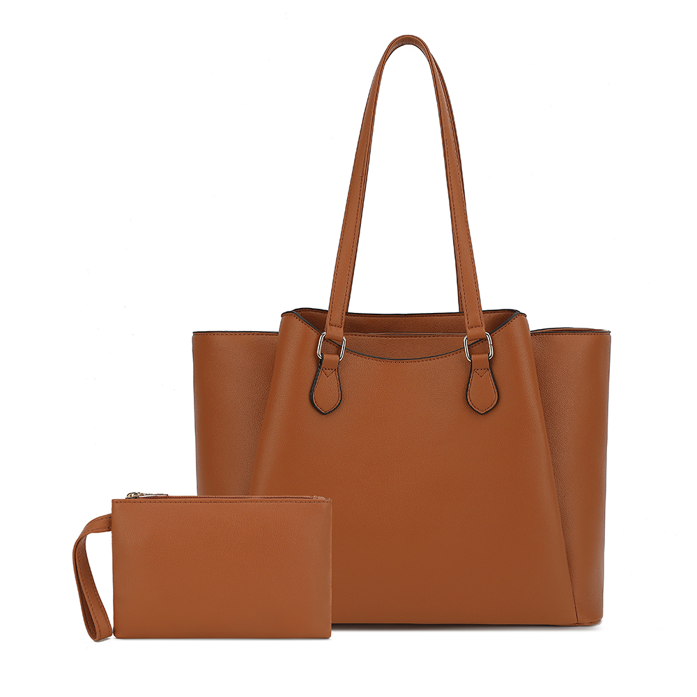 Leatherwork Bag - حقيبة يد نسائية كبيرة من الجلد