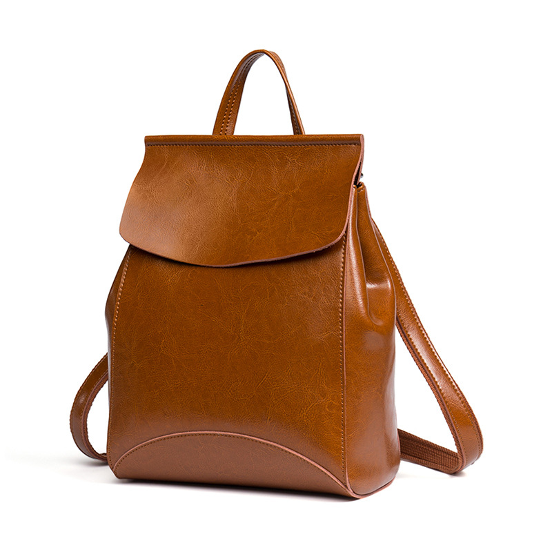 Leather Work Rucksack - حقيبة ظهر نسائية من الجلد الطبيعي