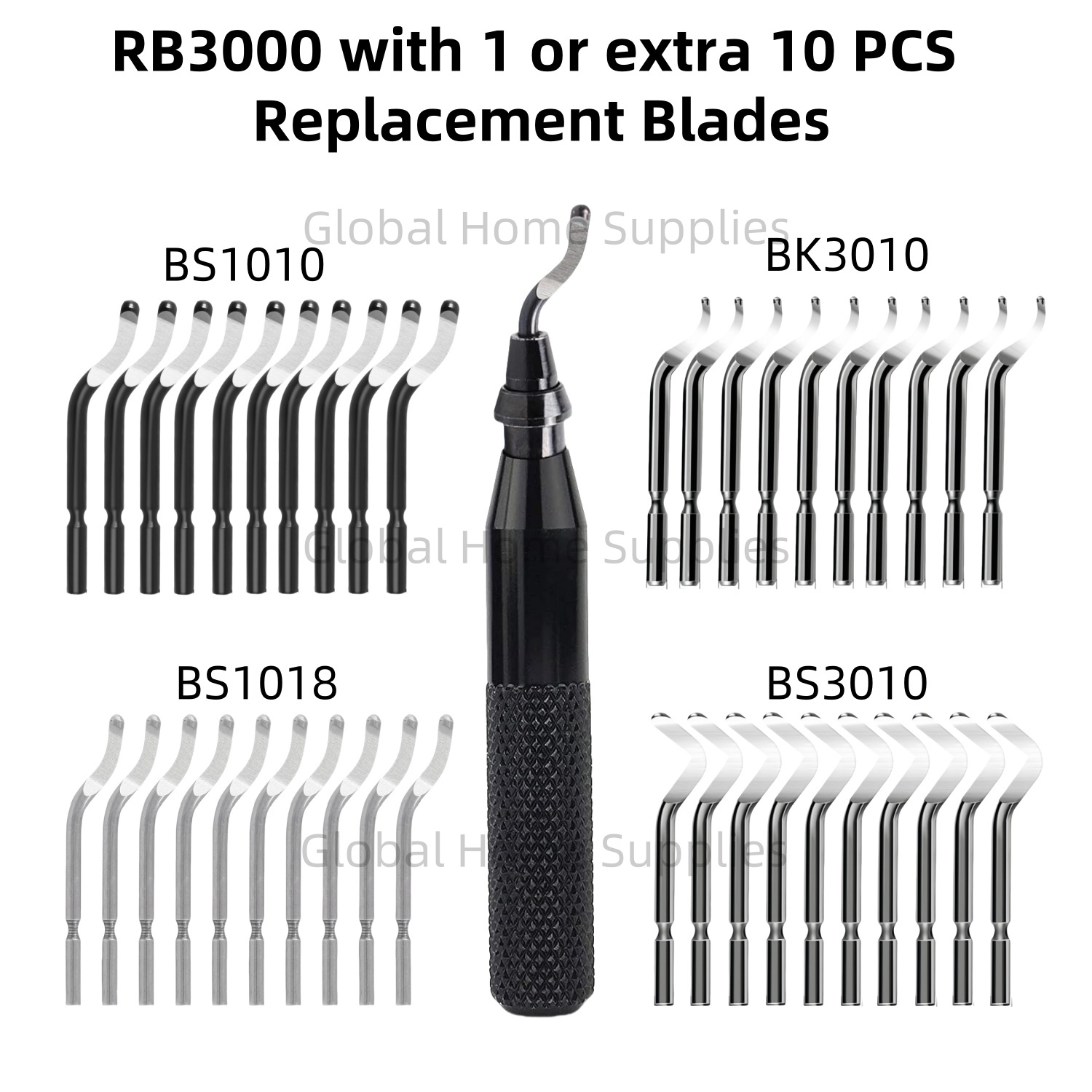Swivel Knife Tool - أداة إزالة الأزيز RB3000 مع شفرات