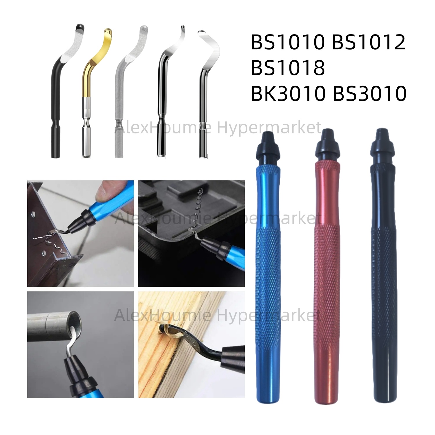 Swivel Knife Tool - مجموعات أدوات إزالة الأزيز بمقبض معدني