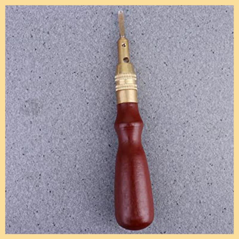 Groover Stitching Tool - 7 قطعة الجلود Beveler خياطة الحفار