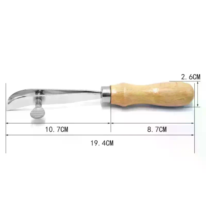 Groover Stitching Tool - أداة تشكيل حواف الجلد القابلة للتعديل،