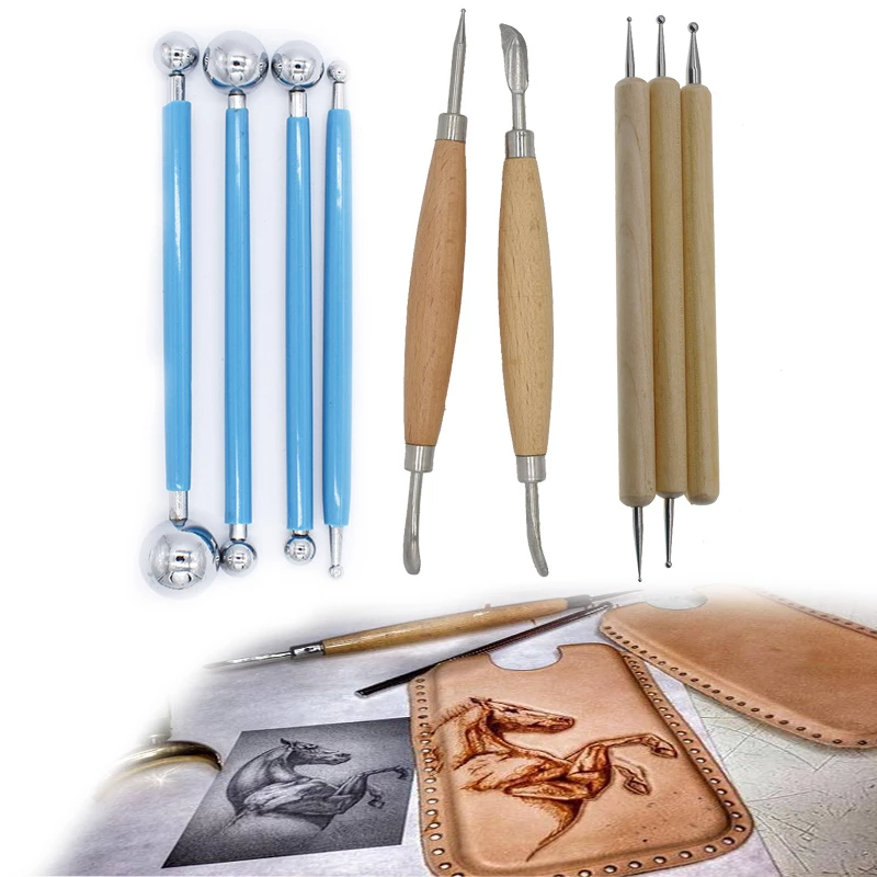 Leather Work In Art - الجلود رضوخ أداة نقطة القلم الربط
