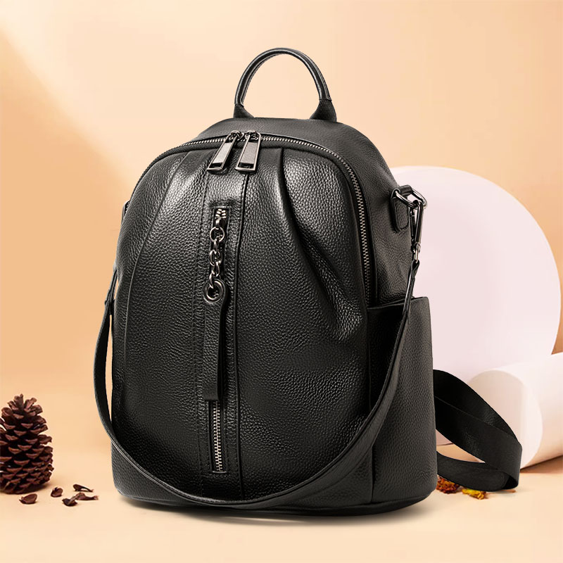 Leather Work Rucksack - حقيبة ظهر من جلد البقر الأصلي