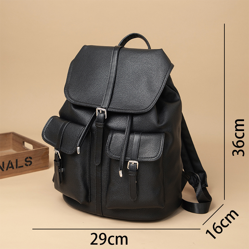 حقيبة ظهر فاخرة من جلد البولي  - مراجعة Leather Work Rucksack وسعره