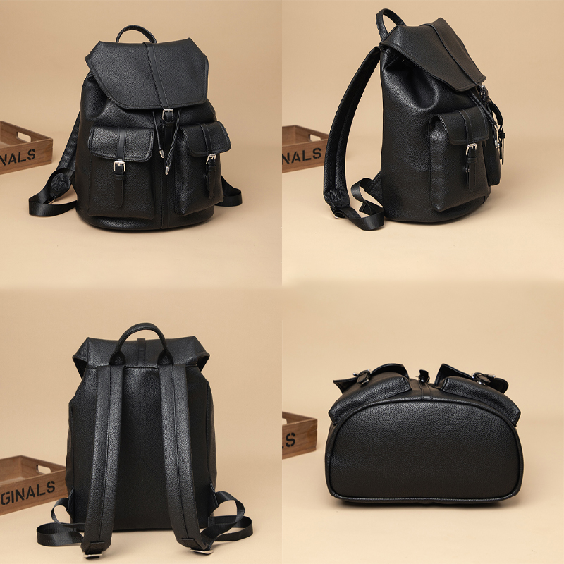 حقيبة ظهر فاخرة من جلد البولي  - مراجعة Leather Work Rucksack وسعره