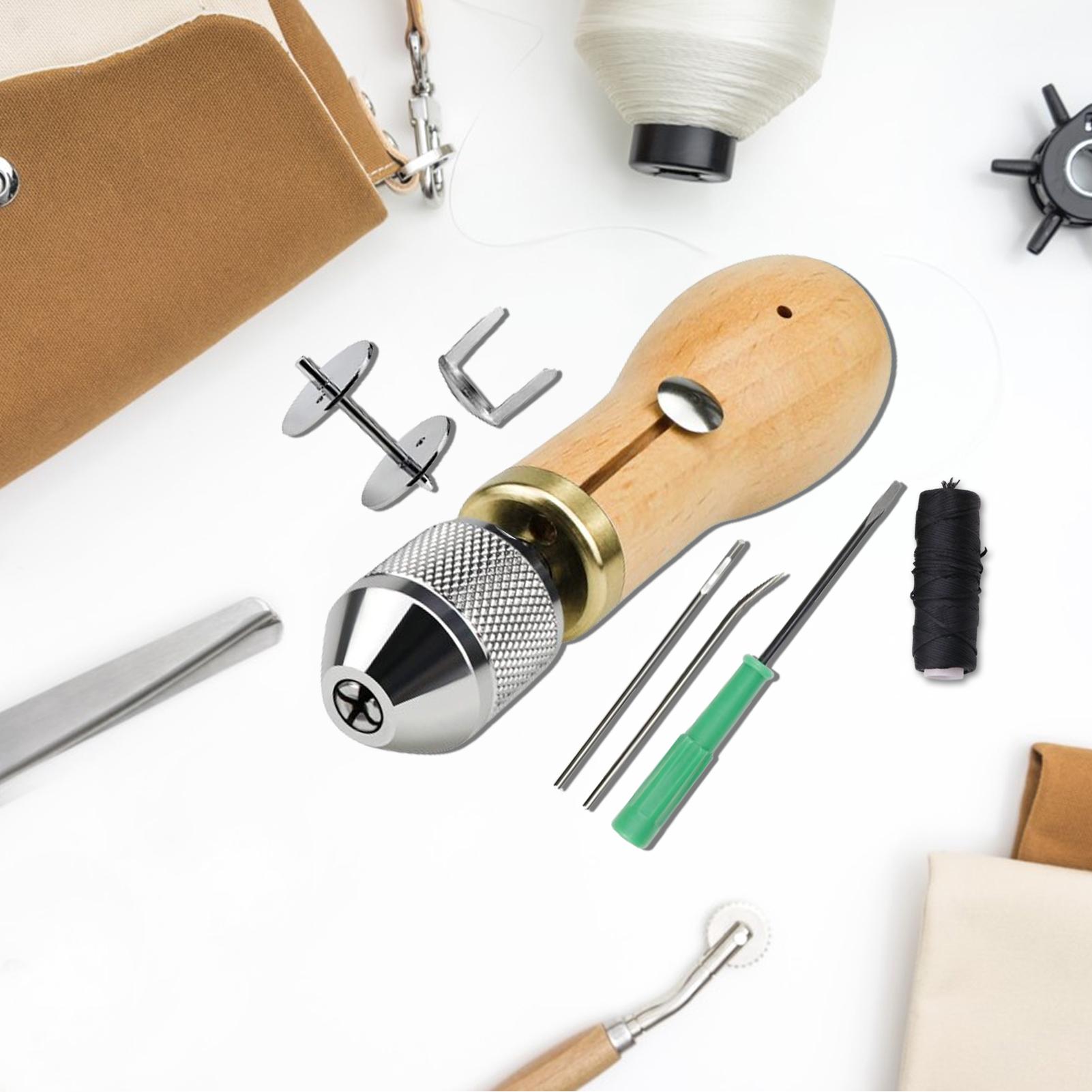 الجلود أداة العمل عدة المفروشا - مراجعة Leatherwork Beginner Tools وسعره