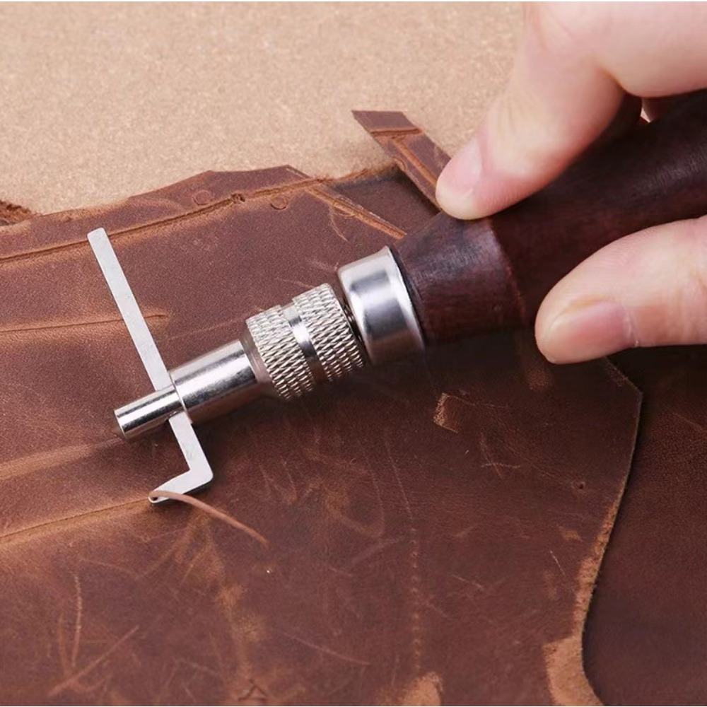 1 قطعة حافة جلدية قابلة للتعدي - مراجعة Groover Stitching Tool وسعره