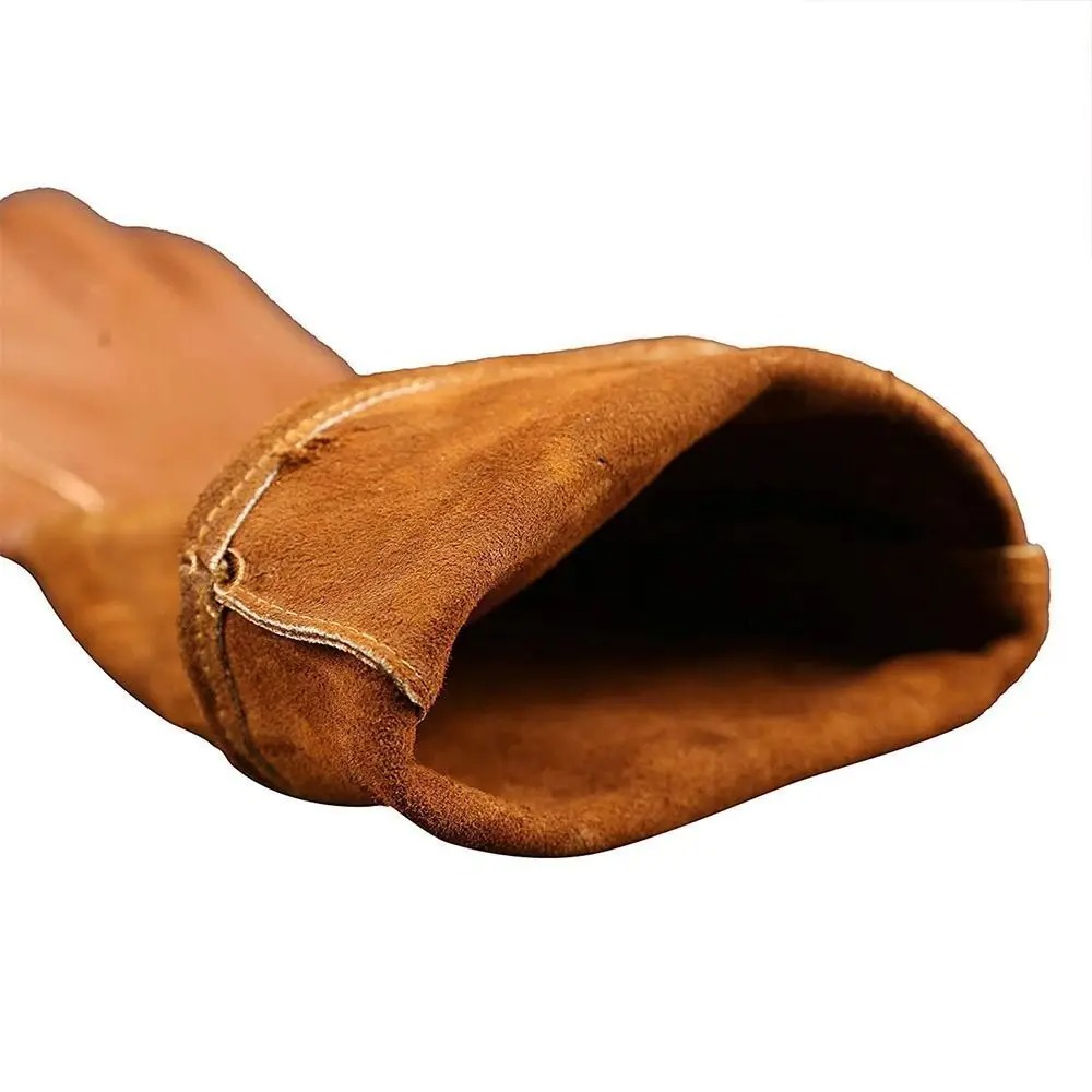 أنبوب طويل البستنة سلامة قفازا - مراجعة Leather Work Youtube وسعره