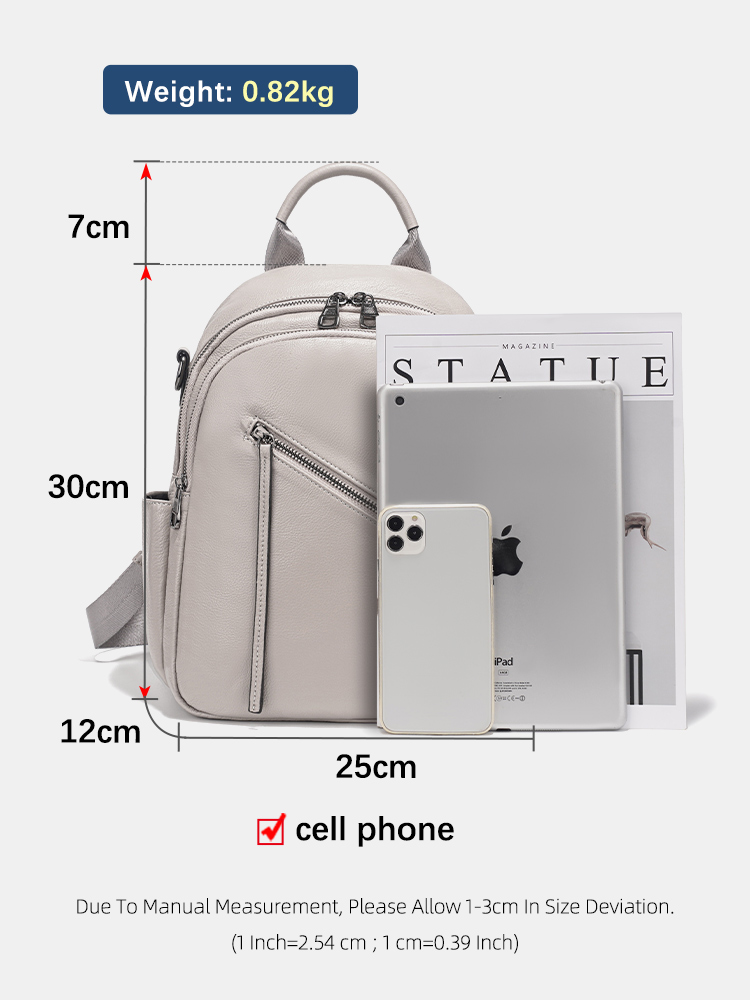 حقيبة ظهر نسائية من الجلد الطب - مراجعة Leather Work Rucksack وسعره
