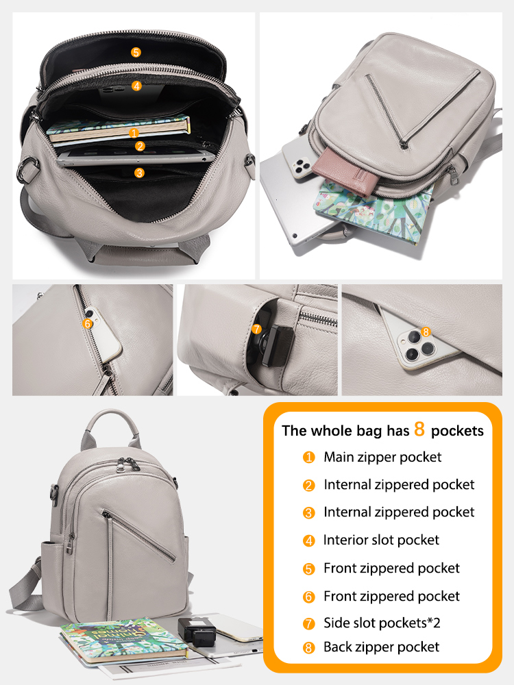 حقيبة ظهر نسائية من الجلد الطب - مراجعة Leather Work Rucksack وسعره