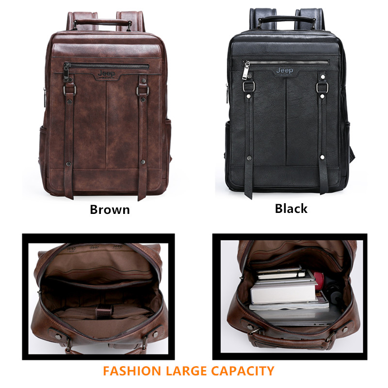 حقيبة ظهر جلدية للرجال من جيب  - مراجعة Leather Work Rucksack وسعره