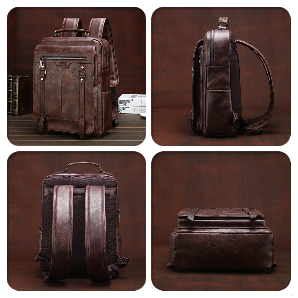 حقيبة ظهر جلدية للرجال من جيب  - مراجعة Leather Work Rucksack وسعره