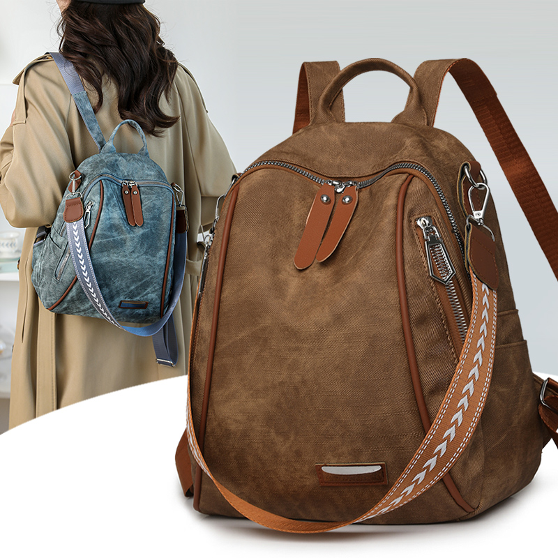 حقيبة ظهر نسائية ذات سعة كبيرة - مراجعة Leather Work Rucksack وسعره