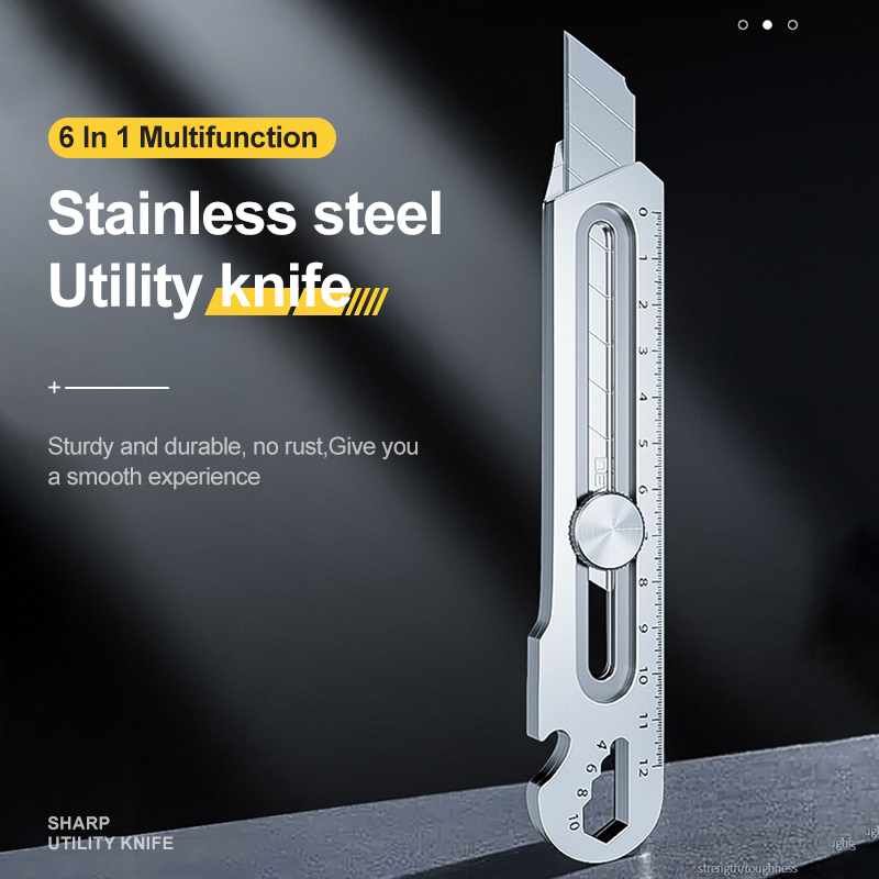 سكين متعدد الاستخدامات 6 في 1  - مراجعة Swivel Knife Tool وسعره