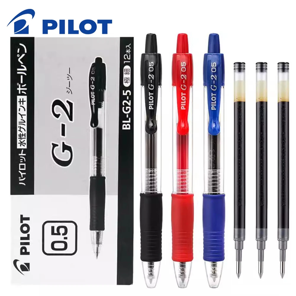 6 قطع أقلام جل يابانية من PILO - مراجعة Pilot Pen G2 وسعره