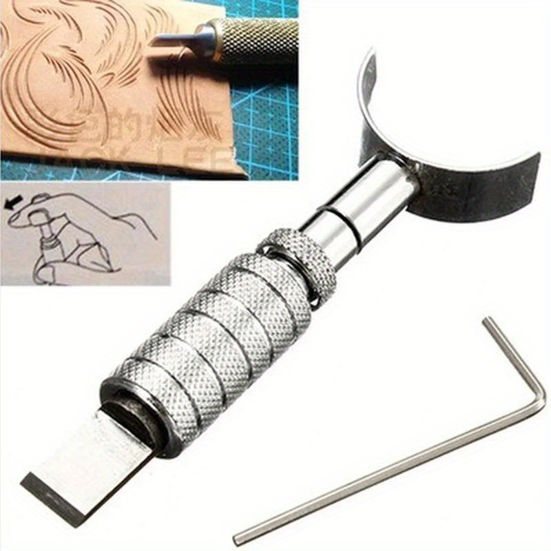1 قطعة أدوات نحت الجلود الفولا - مراجعة Swivel Knife Tool وسعره