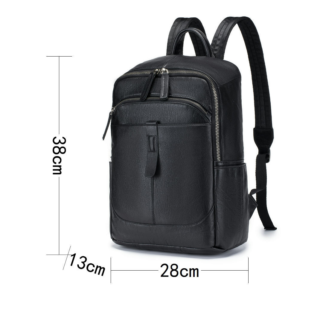 حقيبة ظهر رجالية سوداء من الجل - مراجعة Leather Work Rucksack وسعره