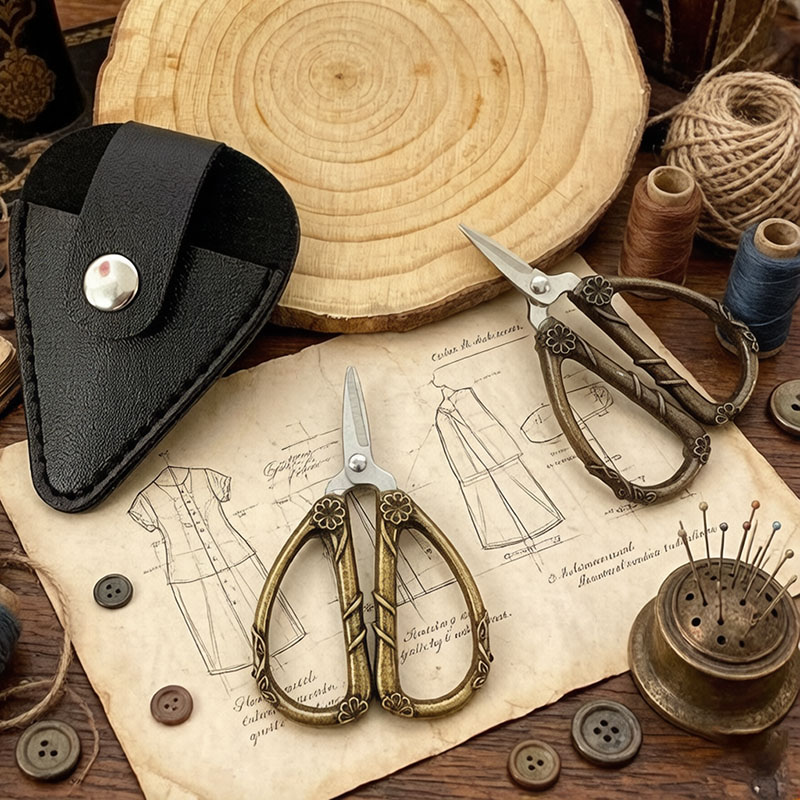 مقص صغير عتيق الطراز من الفولا - مراجعة Leather Work In Art وسعره