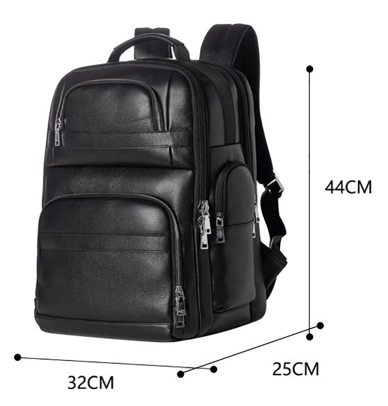 حقيبة الظهر من الجلد الطبيعي م - مراجعة Leather Work Rucksack وسعره