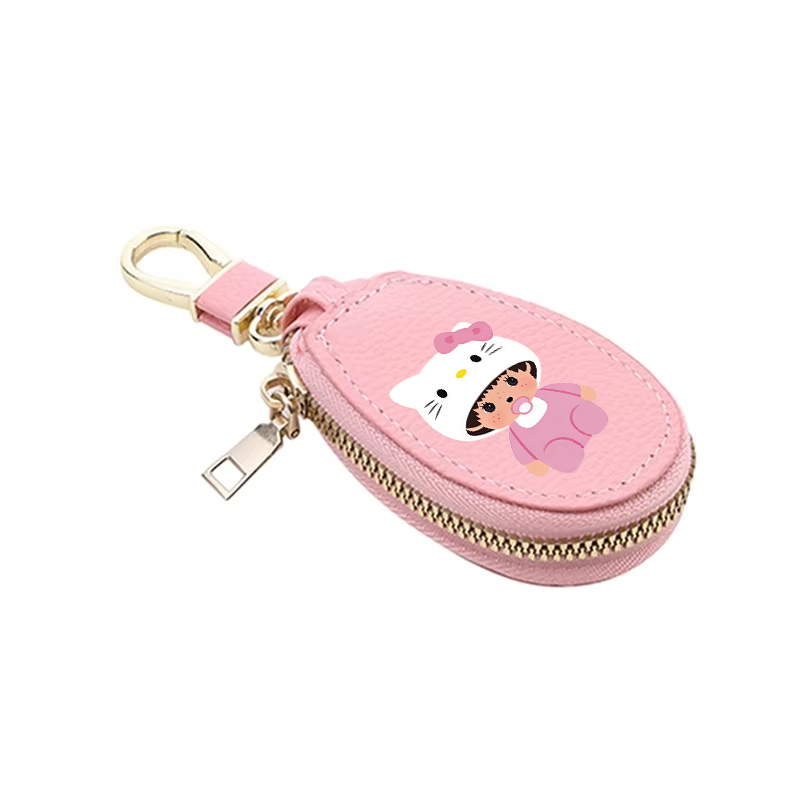 محفظة مفاتيح جلدية MONCHHICHI  - مراجعة Leatherwork Wallet وسعره