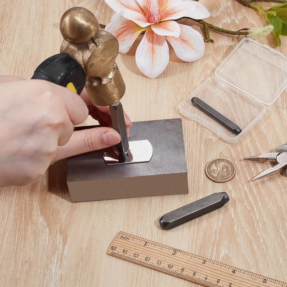 3 قطع من أختام معدنية بتصميم ق - مراجعة Leather Work In Art وسعره