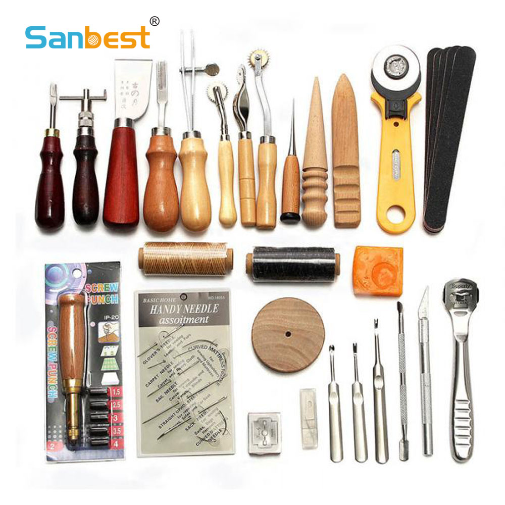 Sanbest المهنية أدوات حرفية جل - مراجعة Groover Stitching Tool وسعره