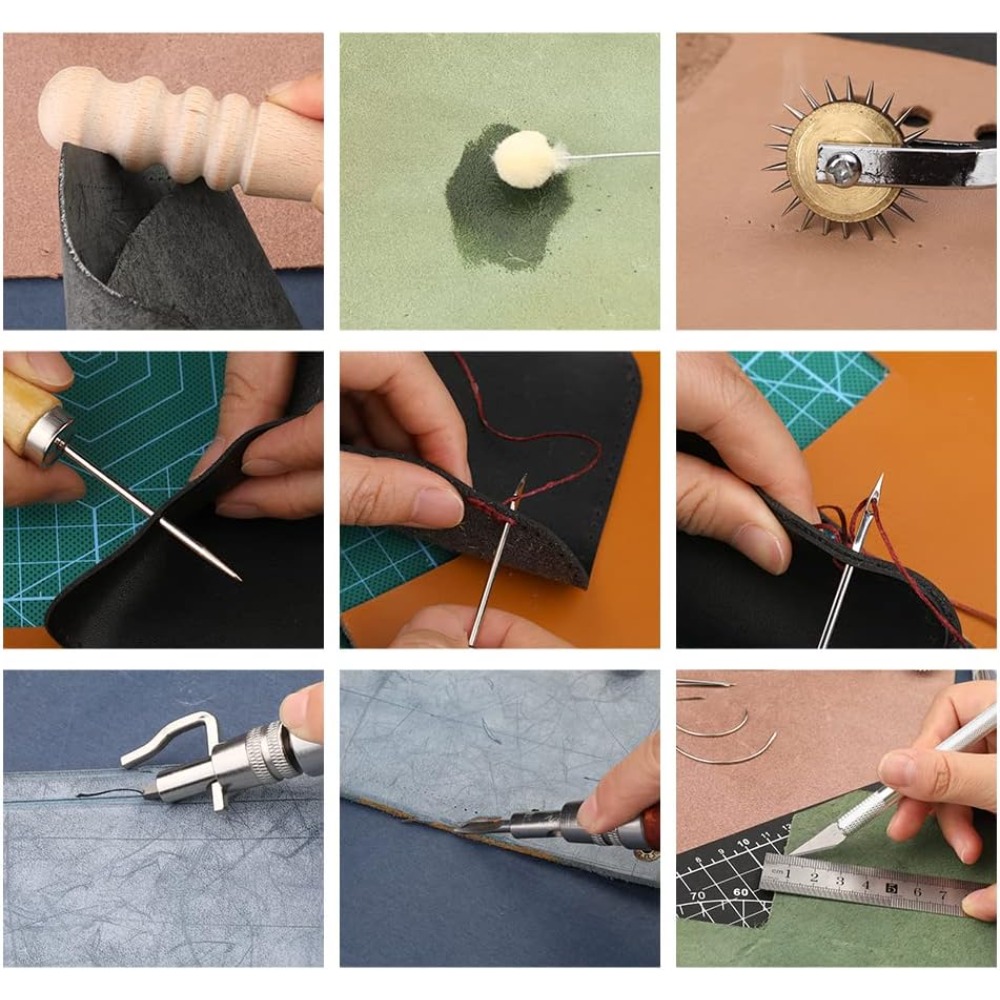 أدوات عمل بالجلد، طقم أدوات عم - مراجعة Groover Stitching Tool وسعره