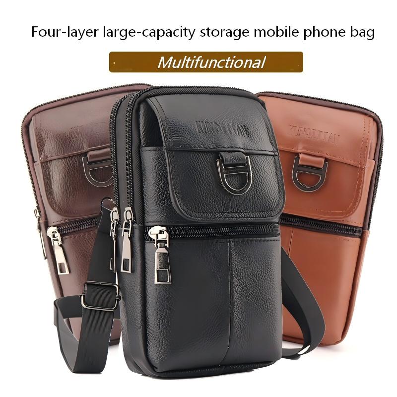 حقيبة خصر جلدية للرجال - حقيبة - مراجعة Leatherwork Bag وسعره