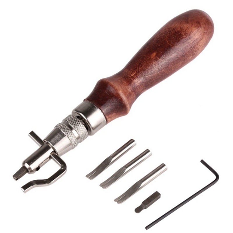 AT13 7 في 1 أداة حفر خياطة قاب - مراجعة Groover Stitching Tool وسعره